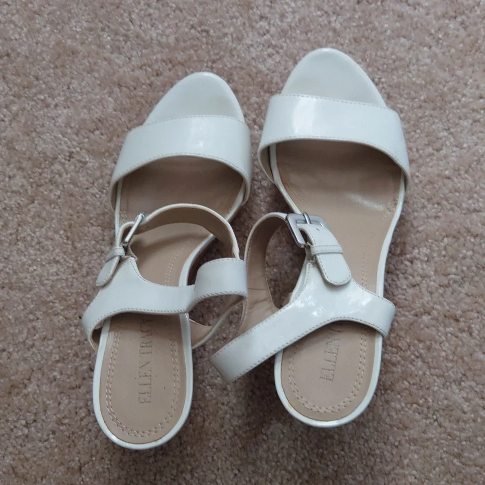 Ellen Tracy Patsy Sandals Size 7 - Picture 2 of 6